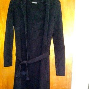 Hooded Duster Cardigan Sweater